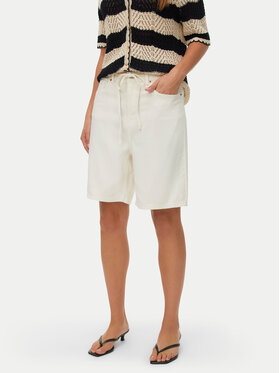 Vero Moda Vero Moda Džínsové šortky Villa 10326196 Béžová Regular Fit