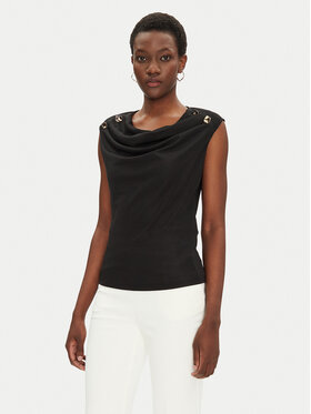 Rinascimento Rinascimento Bluse CFC0123497003 Schwarz Regular Fit