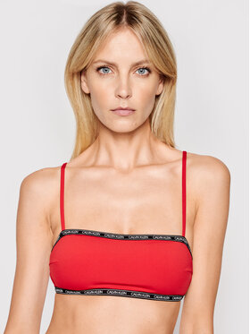 Calvin Klein Swimwear Calvin Klein Swimwear Bikini pezzo sopra Bandeau KW0KW01274 Rosso