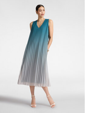 Elena Mirò Elena Mirò Sukienka wieczorowa 7458P000266N015 Turkusowy A-Line Fit