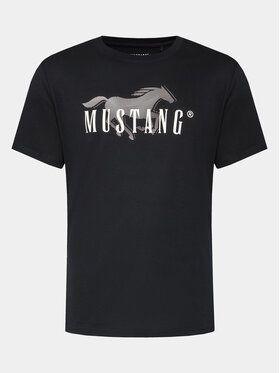 Mustang Mustang T-Shirt Austin 1014928 Czarny Regular Fit