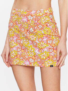 Vans Vans Szoknya Resort Floral S VN00039F Narancssárga Slim Fit