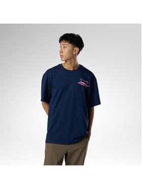 Rossignol Rossignol T-Shirt M Waterfall Relax Tee Granatowy Relaxed Fit