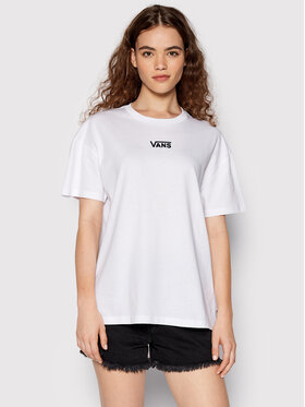 Vans Vans T-krekls Flying V VN0A7YUT Balts Oversize