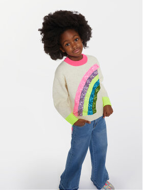 Billieblush Billieblush Πουλόβερ U15B69 Μπεζ Regular Fit