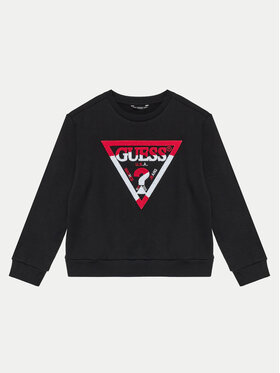 Guess Guess Суитшърт L4BQ08 KAD73 Черен Relaxed Fit