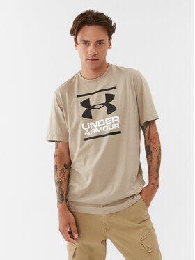 Under Armour Under Armour Тишърт Ua Gl Foundation Ss 1326849 Каки Loose Fit