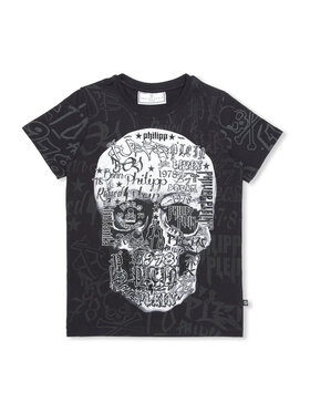 PHILIPP PLEIN PHILIPP PLEIN T-Shirt 30302 Czarny Regular Fit