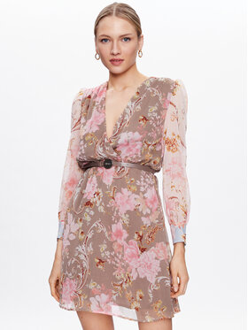 Liu Jo Liu Jo Sukienka koktajlowa CA3427 TS030 Beżowy Regular Fit