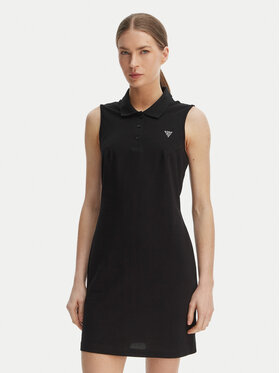 Guess Guess Rochie de zi V6GK09 K3152 Negru Regular Fit