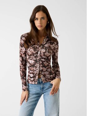 Guess Guess Bluzka 142215 Kolorowy Classic Fit