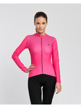 Rivanelle Rivanelle Koszulka rowerowa STARLIGHT WINTER Różowy Narrow Fit