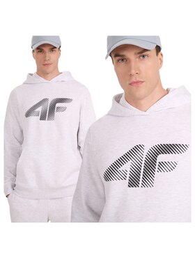 4F 4F Felpa 4FWMM00TSWSM1766-27M Grigio Regular Fit