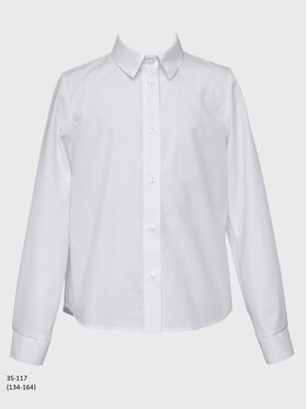 SLY SLY Bluzka 3S-117 Biały Comfortable Fit