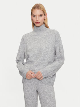 Athlecia Athlecia Garbó Daviana W Knitted High Neck EA241288 Szürke Regular Fit