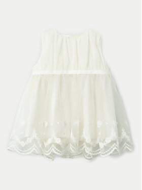 NAME IT NAME IT Elegantní šaty Demille 13240057 Écru Regular Fit