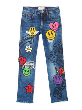 PHILIPP PLEIN PHILIPP PLEIN Jeansy 20165 Světle modrá Comfort Fit
