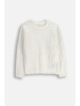 Coccodrillo Coccodrillo Sweter ZC5172101WGJ-003 Écru Regular Fit