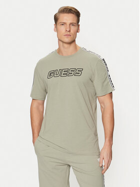 Guess Guess T-krekls Z4GI18 J1314 Zaļš Regular Fit