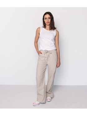 Lee Cooper Lee Cooper Spodnie materiałowe LIANA 3600 Beżowy Comfort Fit