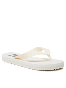 Tommy Jeans Tommy Jeans Čības uz pirksta Tjw Flag Eva Beach Sandal EN0EN02194 Écru