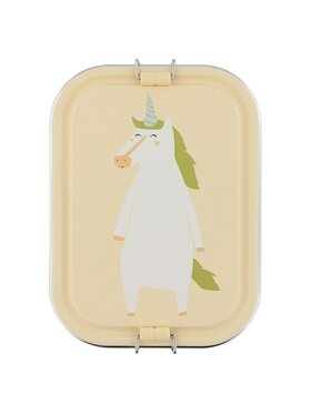 Trixie Baby Trixie Baby Lunchbox Duży stalowy lunch box - Jednorożec Beżowy