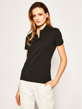 Lacoste Lacoste Тениска с яка и копчета PF5462 Черен Slim Fit