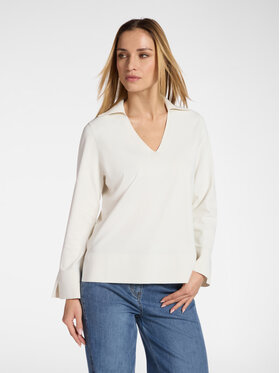 Elena Mirò Elena Mirò Maglione M560Z100750N011 Bianco Boxy Fit