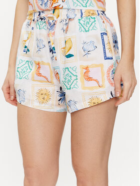 Seafolly Seafolly Pantaloni scurți de plajă Wish You Where Here 55181-SH Colorat Regular Fit