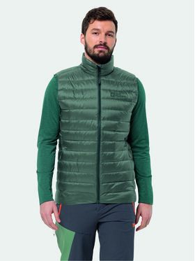 Jack Wolfskin Jack Wolfskin Weste Pilvi 1207711 Grün Regular Fit