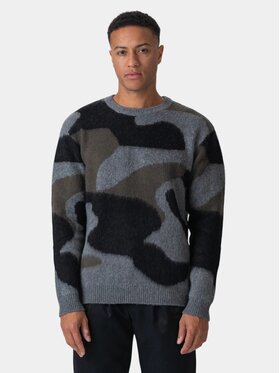 TeeShoppen TeeShoppen Sweter 'Basic Collection' Szary Regular Fit