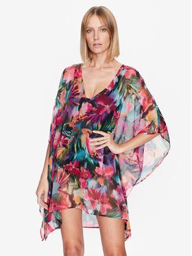 Lauren Ralph Lauren Lauren Ralph Lauren Ponczo 20391275 Kolorowy Relaxed Fit