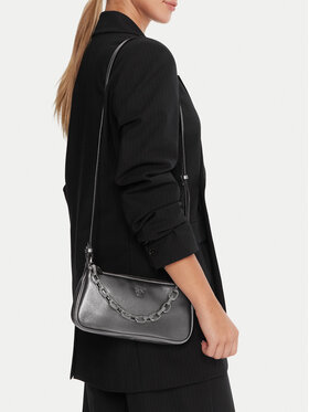 PINKO PINKO Дамска чанта Half Moon Baguette Mini AI 25-26 PLTT 105069 A2O9 Сребрист