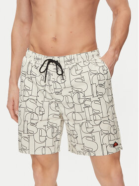 Ellesse Ellesse Szorty kąpielowe Darrall Swim SHV20114 Écru Regular Fit