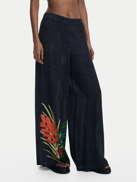 Desigual Desigual Spodnie palazzo 25SWMW02 Czarny Wide Leg