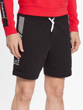 EA7 Emporio Armani EA7 Emporio Armani Sportovní kraťasy 3RPS55 PJLIZ 1200 Černá Regular Fit