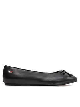 Tommy Hilfiger Tommy Hilfiger Balerinos Essential Chic Ballerina FW0FW08059 Juoda