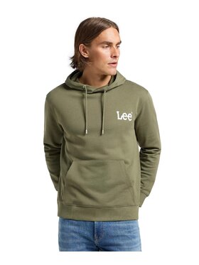 Lee Lee Bluza 112364106 Zielony Regular Fit