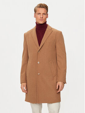 Pierre Cardin Pierre Cardin Vilnas mētelis C4 83100.6130 Brūns Regular Fit