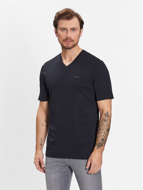 Bugatti Bugatti Majica 8450 35190 Mornarsko modra Slim Fit