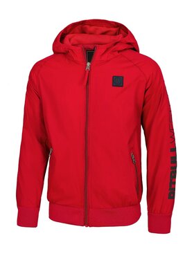 PITBULL PITBULL Kurtka przejściowa Kurtka Czerwony Regular Fit