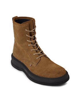 Tommy Hilfiger Tommy Hilfiger Μποτίνια Th Everyday Core Suede Boot FM0FM04660 Καφέ