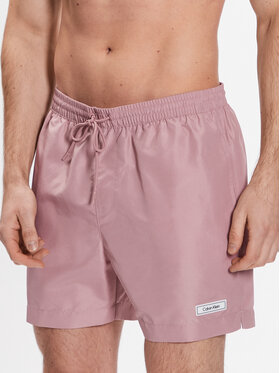 Calvin Klein Swimwear Calvin Klein Swimwear Plavecké šortky Medium Drawstring KM0KM00812 Růžová Regular Fit