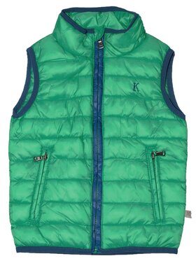 Kanz Kanz Kamizelka 1636919-5089 Zielony Basic Fit