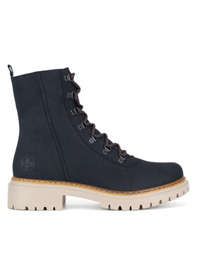 Rieker Rieker Trzewiki 72643-14 Niebieski