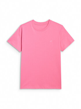 4F 4F T-Shirt MIDSHOP TEXTILE Różowy Regular Fit
