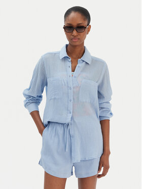 Seafolly Seafolly Риза Breeze 55428-TO Светлосиньо Regular Fit