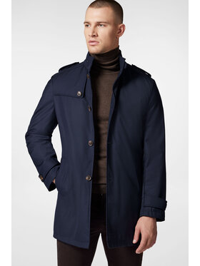 Próchnik Próchnik Płaszcz przejściowy PM2 PC131223000004 Granatowy Regular Fit