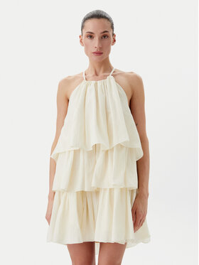 Eleh Eleh Rochie cocktail ESS250043 Bej Regular Fit
