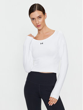Under Armour Under Armour Funkční tričko Ua Train Seamless Ls 1379150 Bílá Fitted Fit